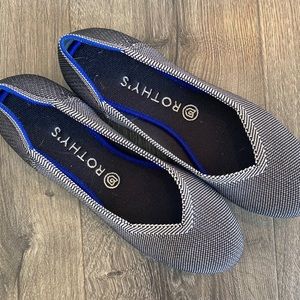 Rothy’s Gray Birdseye Flats